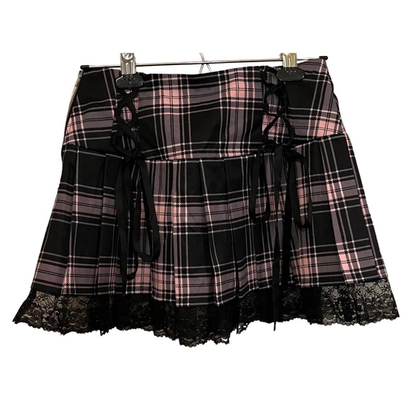 New Fashion Skirt pink and Black color size S - Picture 1 of 5